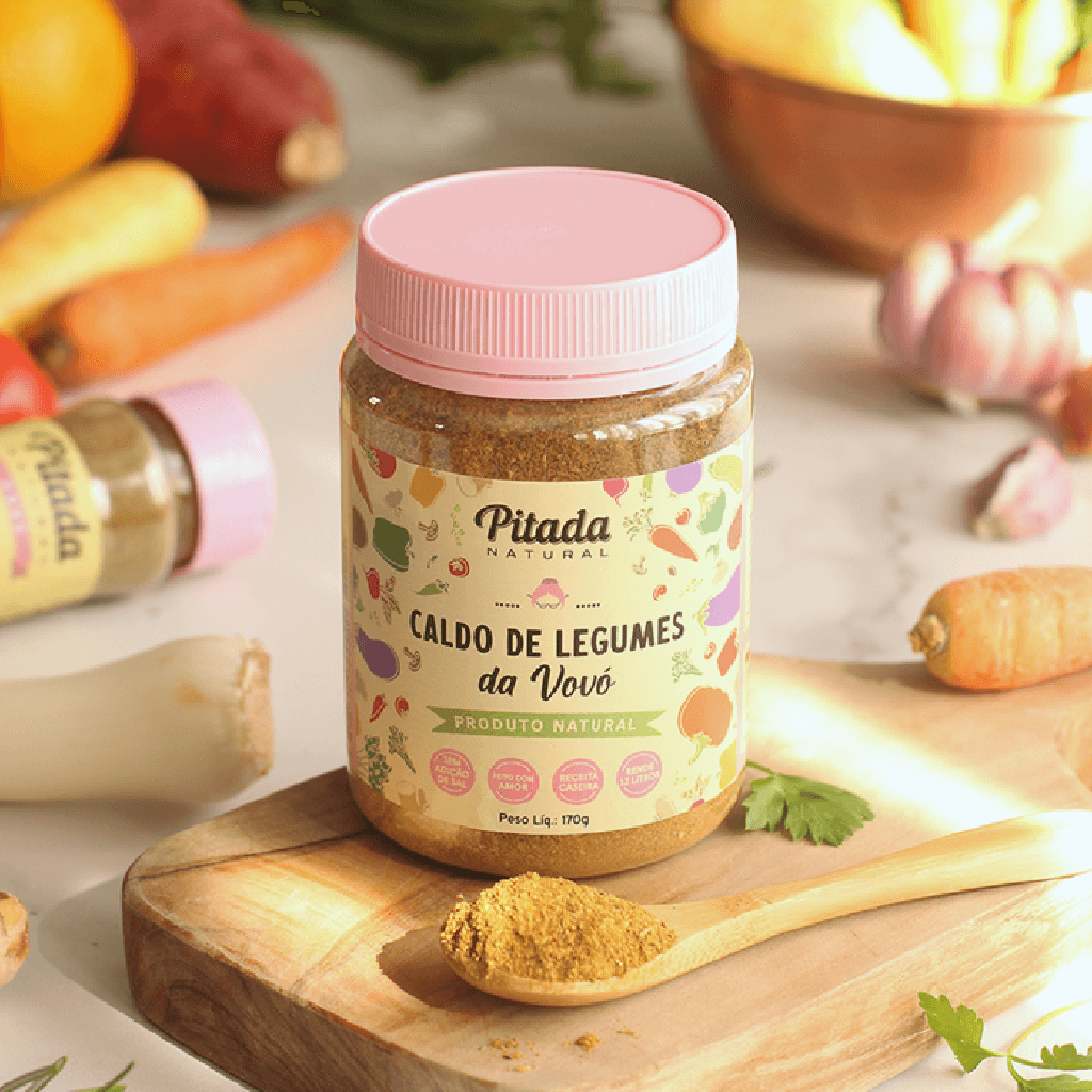 Caldo de Legumes da Vovó Pitada Natural